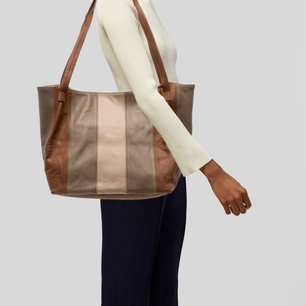 Cleobella Multitone Leather Shoulder Bag - Picture 2 of 8